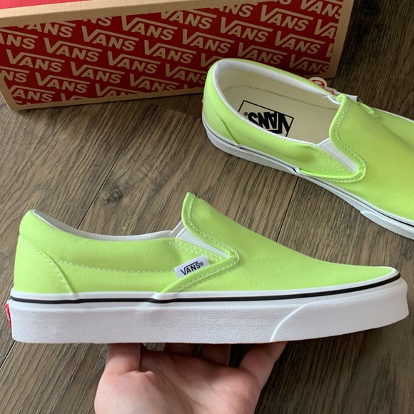 Vans sharp green classic slip on shoes - Picture 5 of 8
